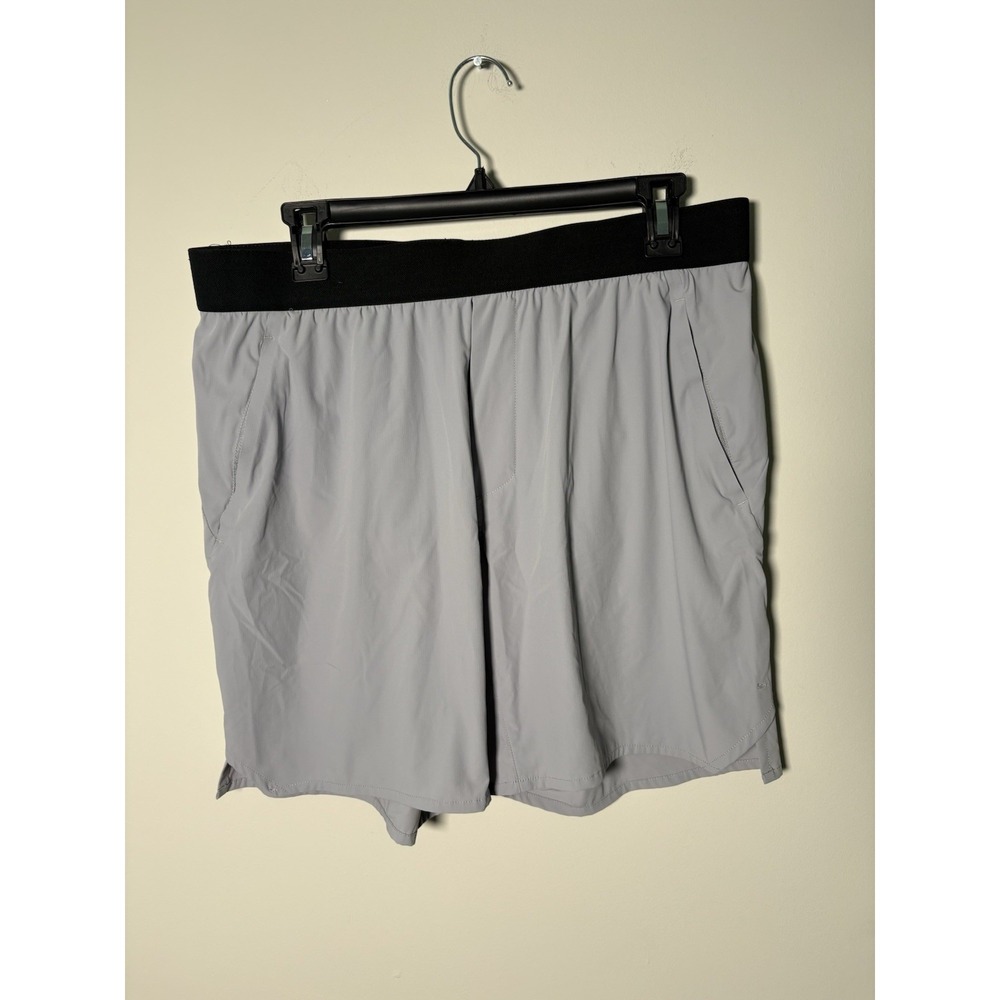 Ten Thousand Shorts Mens Large Gray n 6" Running Athletic Tactical Ripstop - Picture 2 of 7